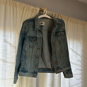 Light wash denim jacket
